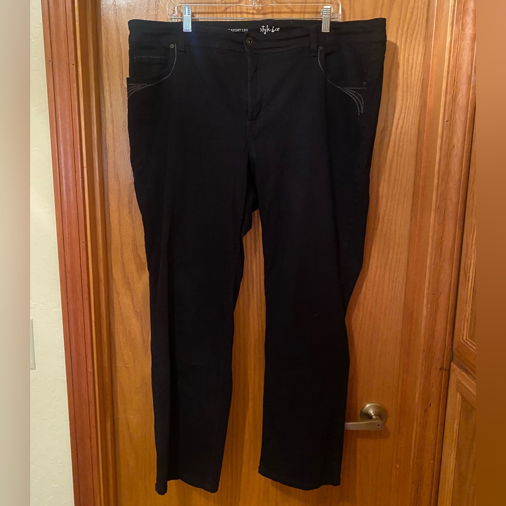Style & Co Black Denim Jeans